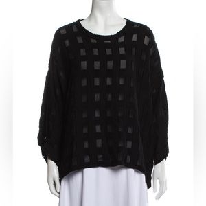 Rachel Comey Black textured top